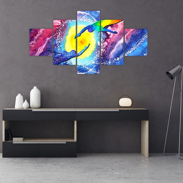 Obraz - Dotek (125x70 cm)