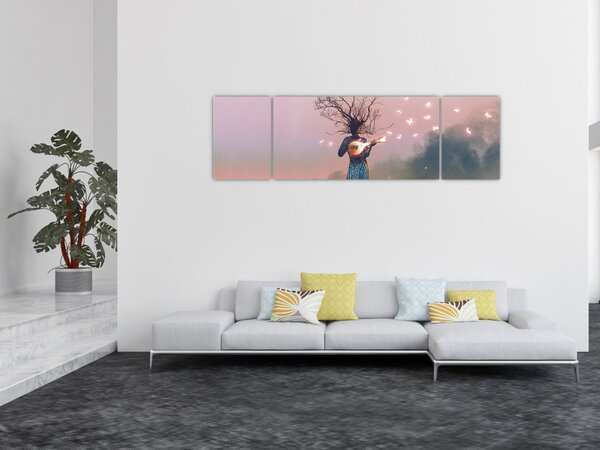 Obraz - Oživlá příroda (170x50 cm)