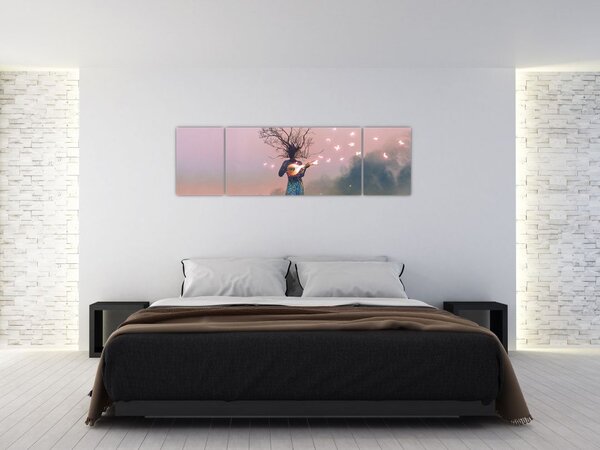 Obraz - Oživlá příroda (170x50 cm)