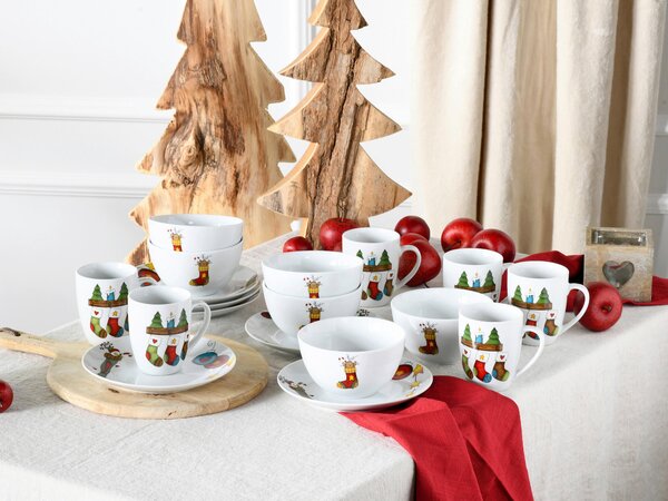 SNÍDAŇOVÁ SOUPRAVA Luna Socken 18dílné Creatable - Kávové servisy, Online Only
