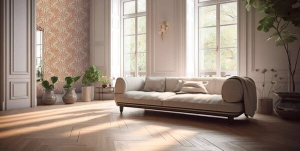 A.S. Création | Vliesová tapeta na zeď Jade 39501-3 | 0,53 x 10,05 m | béžová, měděná