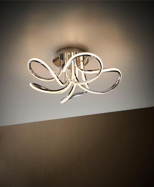 STROPNÍ LED SVÍTIDLO, 58/22 cm Novel - Stropní svítidla