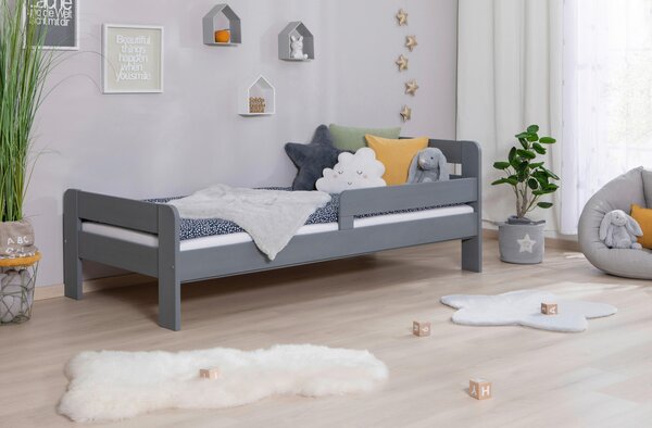 POSTEL, 90/200 cm, světle šedá MID.YOU - Online Only dětské postele, Online Only