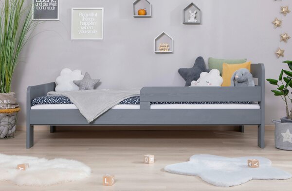 POSTEL, 90/200 cm, světle šedá MID.YOU - Online Only dětské postele, Online Only