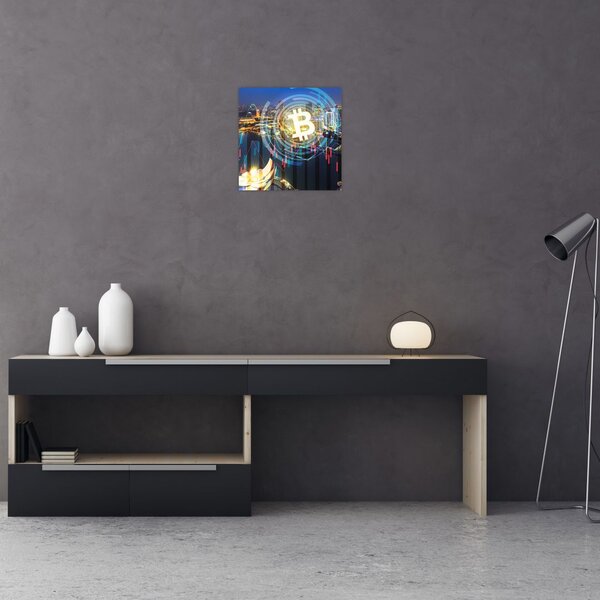 Obraz - Město investic (30x30 cm)