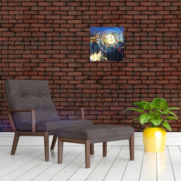 Obraz - Město investic (30x30 cm)