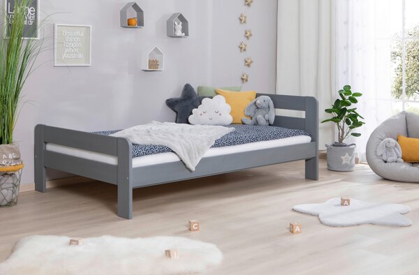 POSTEL, 120/200 cm, světle šedá MID.YOU - Online Only dětské postele, Online Only