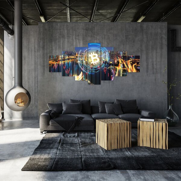 Obraz - Město investic (210x100 cm)