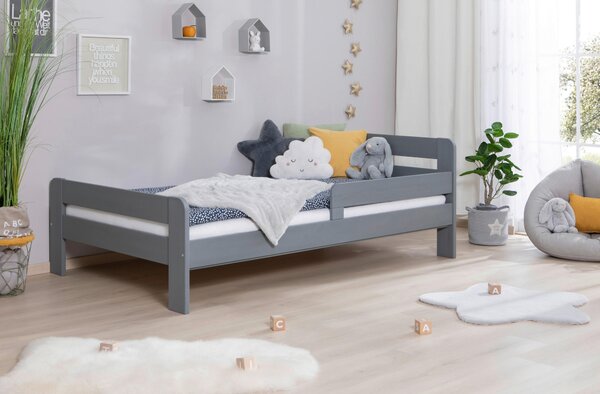 POSTEL, 120/200 cm, světle šedá MID.YOU - Online Only dětské postele, Online Only