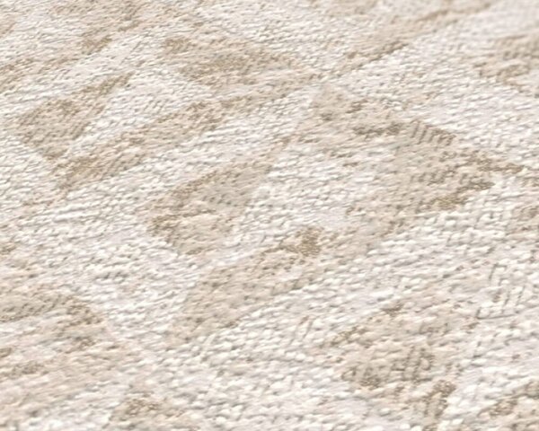 A.S. Création | Vliesová tapeta na zeď Jade 39505-2 | 0,53 x 10,05 m | krémová, béžová, zlatá, šedá