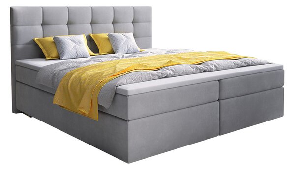 Čalouněná postel boxspring GLOS, 180x200, cosmic 160 + topper