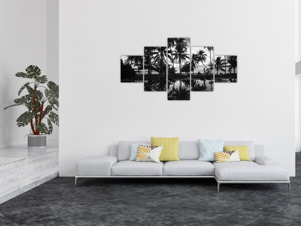 Obraz tropického ostrova (125x70 cm)