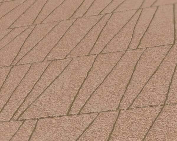 A.S. Création | Vliesová tapeta na zeď Jade 39506-5 | 0,53 x 10,05 m | hnědá, zlatá