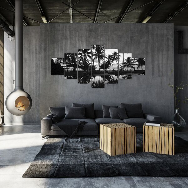Obraz tropického ostrova (210x100 cm)