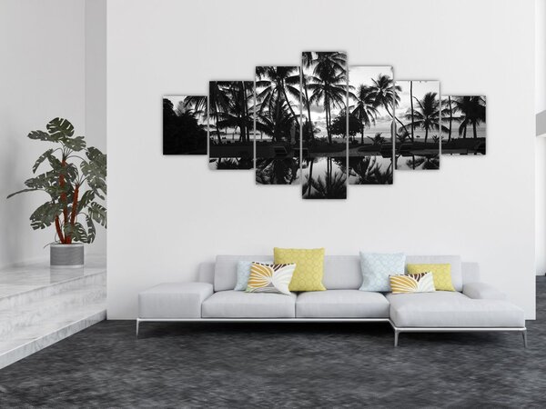 Obraz tropického ostrova (210x100 cm)