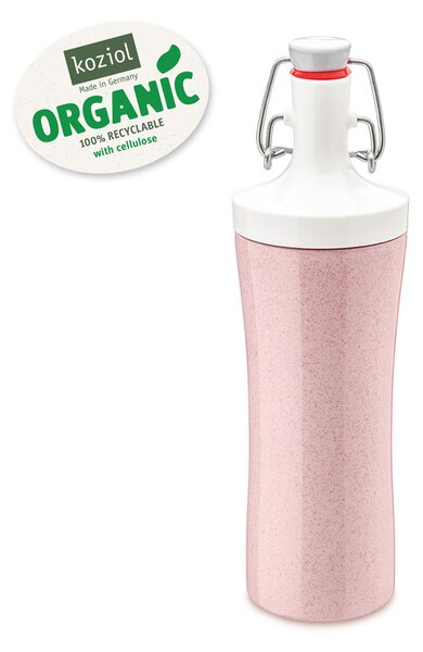PLOPP TO GO láhev na vodu 425 ml Organic KOZIOL (Barva-organic růžová/bílá)