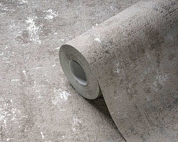 A.S. Création | Vliesová tapeta na zeď Jade 3951-53 | 0,53 x 10,05 m | šedá, metalická