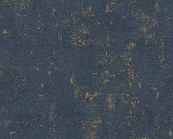 A.S. Création | Vliesová tapeta na zeď Jade 3951-39 | 0,53 x 10,05 m | modrá, bronzová