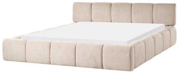 Postel Tkanina ORVILLE 180 x 200 cm Taupe