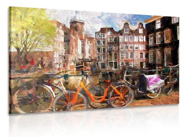 Obraz kreslený Amsterdam