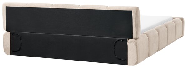 Postel Tkanina ORVILLE 180 x 200 cm Taupe