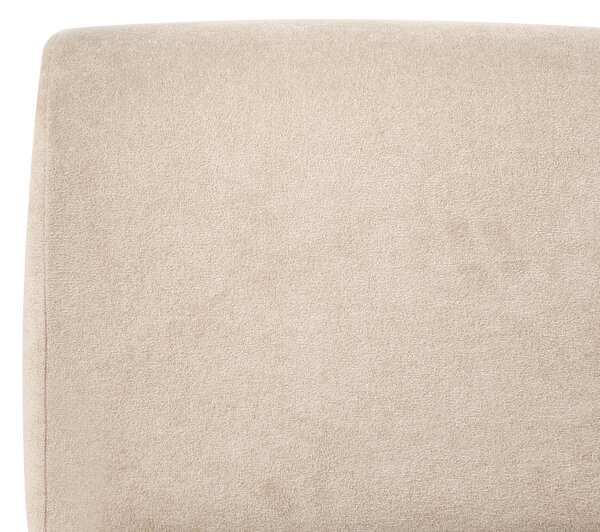 Postel Tkanina ORVILLE 180 x 200 cm Taupe