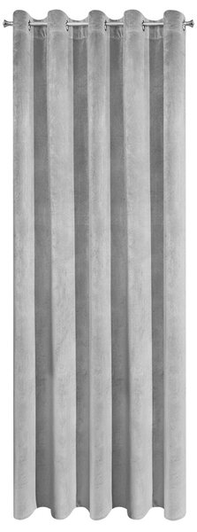 ZATEMŇOVACÍ ZÁVĚS NA KROUŽCÍCH VILLA 140X250 CM ŠEDÁ