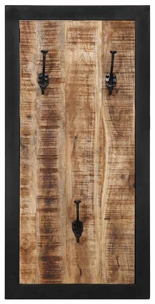 Věšák na kabáty 40x2x80 cm masivní hrubý mangovník