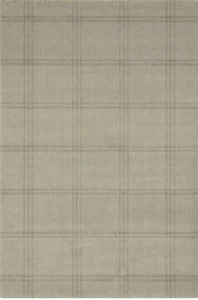 Kusový koberec vlněný Agnella Calisia M Grid Prime Szary Geometrický šedý Rozměr: 120x180 cm