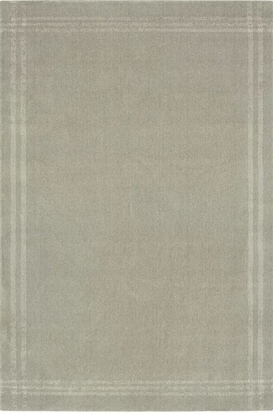 Kusový koberec vlněný Agnella Calisia M Grid Rim Taupe Klasický béžový Rozměr: 160x240 cm