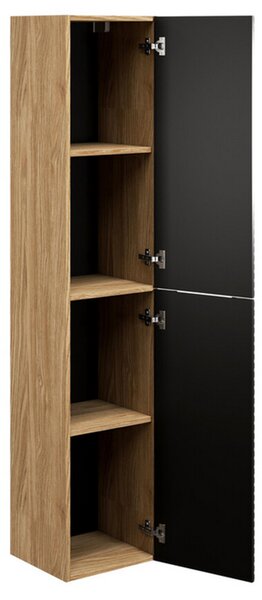 Koupelnová vysoká skříňka OCEAN BLACK 170 cm