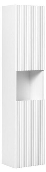 Koupelnová vysoká skříňka NOVA WHITE 140 cm