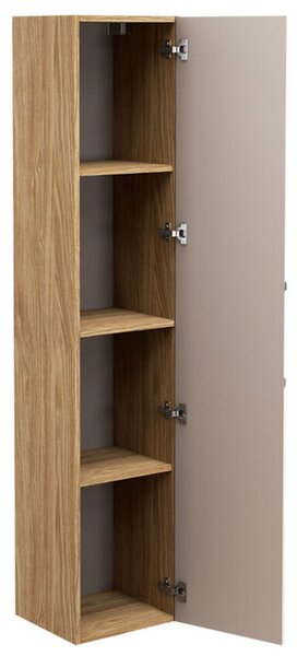 Koupelnová vysoká skříňka LUXOR BEIGE 170 cm