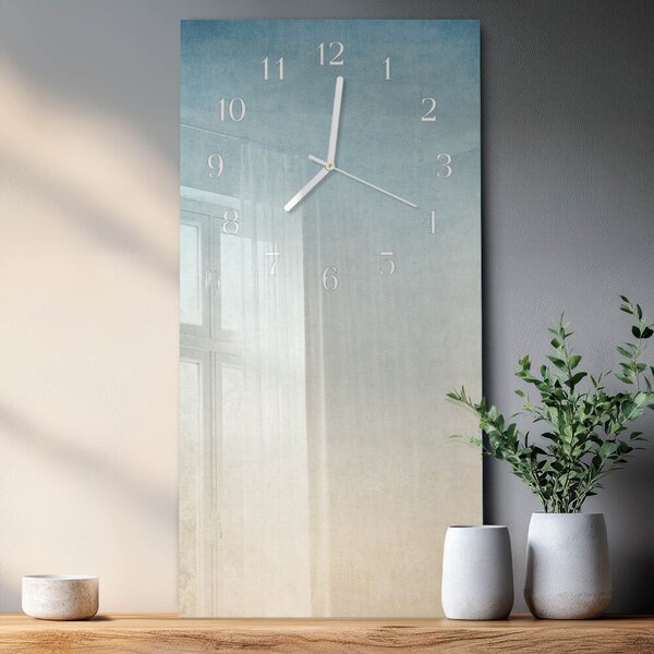Skleněné hodiny vertikální Vzor zsppb-30x60-00079826