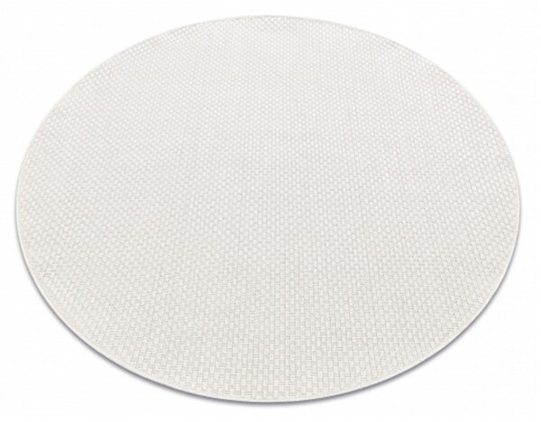 Kusový koberec Decra bílý kruh 120cm