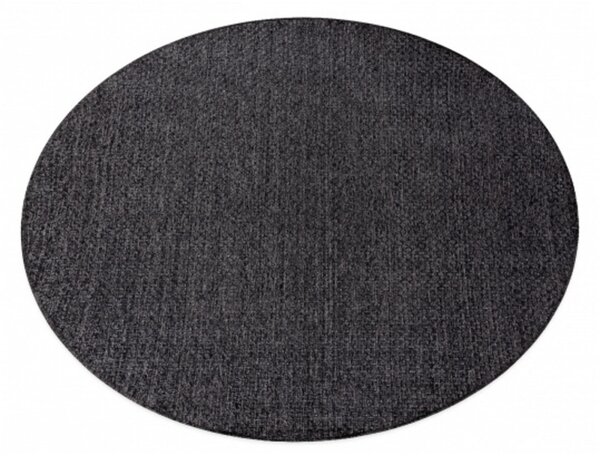 Kusový koberec Decra černý kruh 120cm