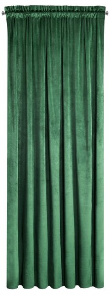 ZATEMŇOVACÍ ZÁVĚS NA PÁSCE PIERRE 140X300 CM TMAVĚZELENÁ