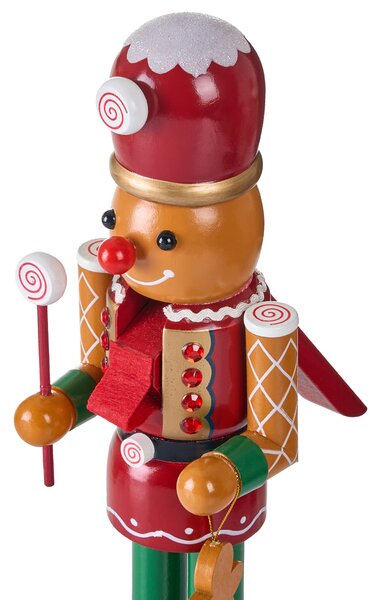 Sada 2 sošek GRANSJON Louskáček 35 cm Oranžová