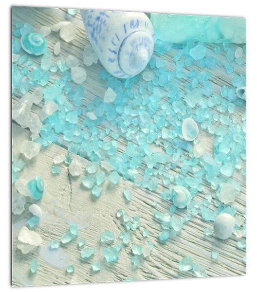 Obraz - Přímořská atmosféra v tyrkysových odstínech (30x30 cm)