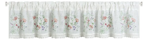KRÁTKÁ ZÁCLONA NA PÁSCE SYLVIA 150X30 CM VÍCEBAREVNÁ