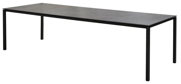 Cane-line Rám pro jídelní stůl Pure, Cane-line, obdélníkový 280x100x73 cm, hliník barva lava grey