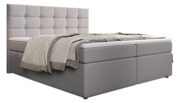 Čalouněná postel boxspring PALMA + topper, 140x200, inari 22