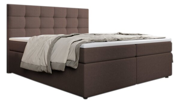 Čalouněná postel boxspring SALMA + topper, 180x200, inari 24
