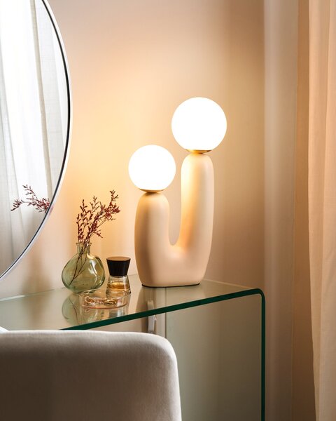 Stolní lampa TULUN Béžová
