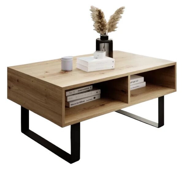 Konferenční stolek LOGAN, 90x40x50, dub artisan