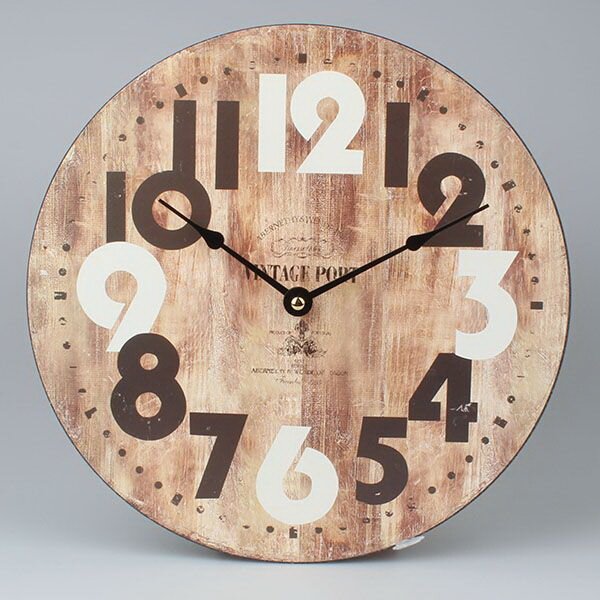 Dřevěné závěsné hodiny C1708
