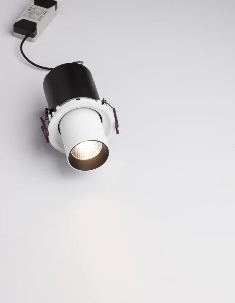 Podhledové svítidlo Pin bílé – Bílá