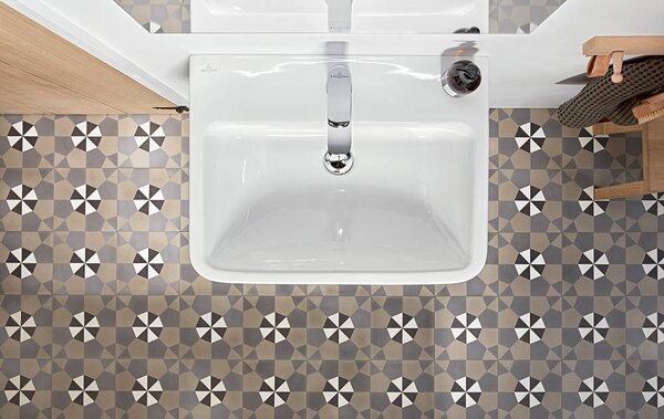 Villeroy & Boch O.novo - Umyvadlo 600x460 mm, s přepadem, alpská bílá 4A416001