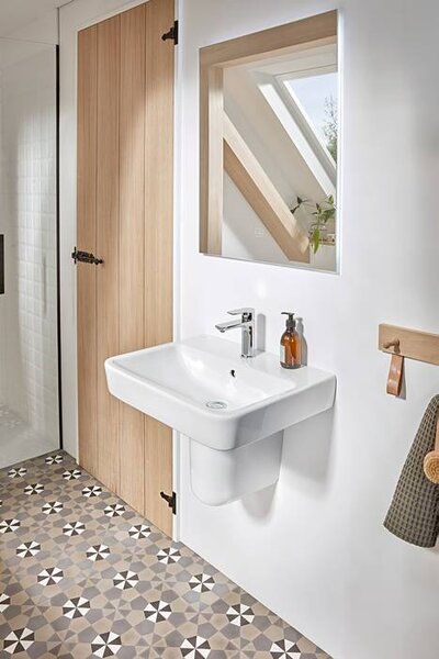 Villeroy & Boch O.novo - Umyvadlo 600x460 mm, s přepadem, alpská bílá 4A416001