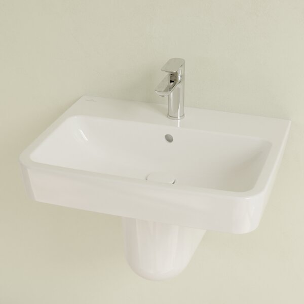 Villeroy & Boch O.novo - Umyvadlo 600x460 mm, s přepadem, alpská bílá 4A416001